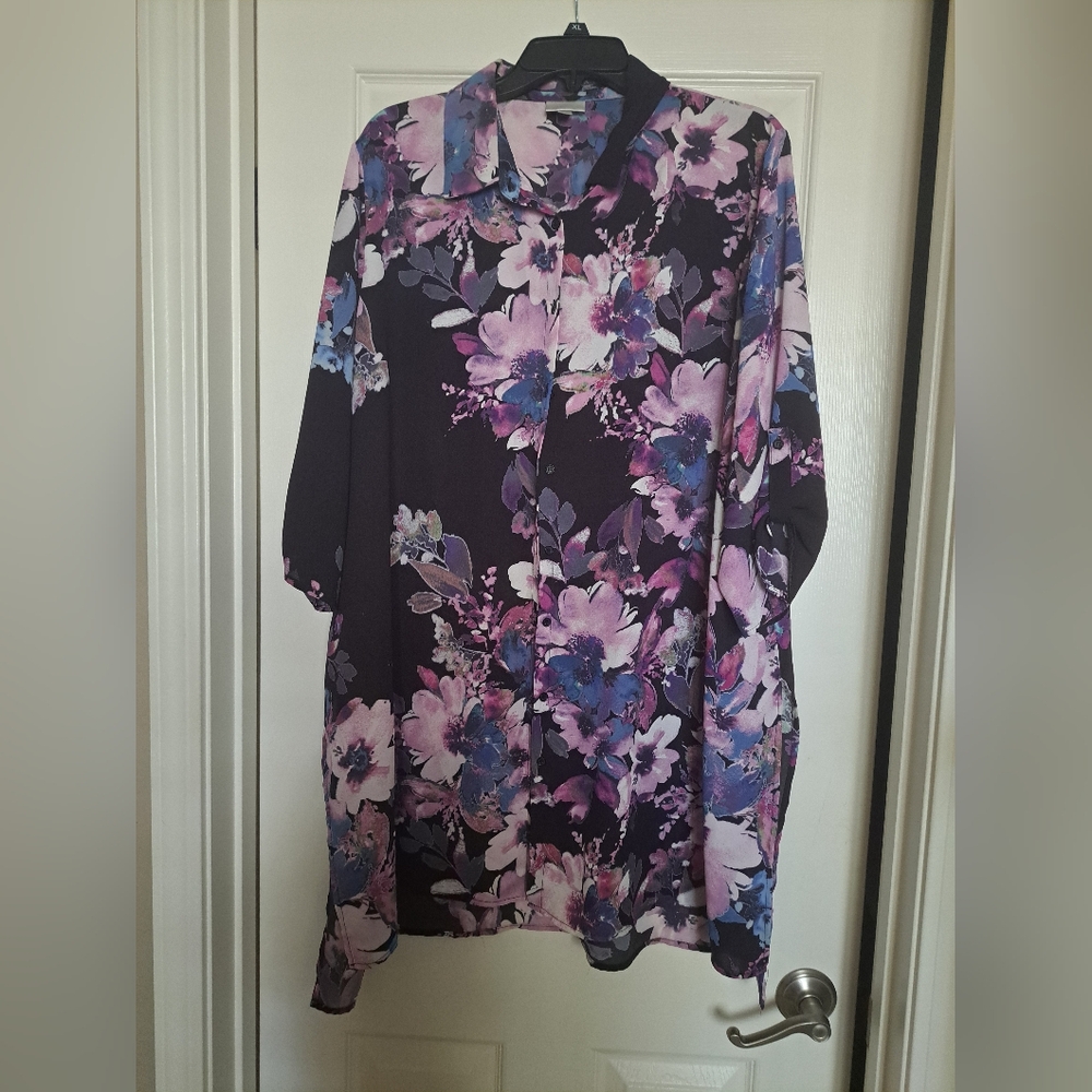 Avenue Vibrant Floral Top
